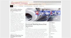 Desktop Screenshot of magazineinsider.com